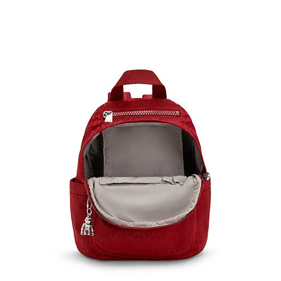 Kipling Delia Mini Backpacks Signature Red | AU 1564ZU